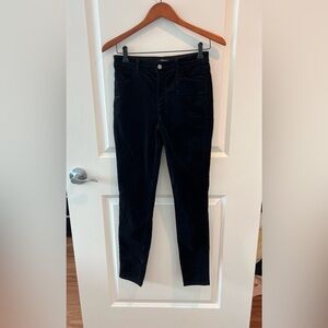 J BRAND  Maria High Rise Skinny Velvet Jeans
